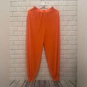 Women casual Orange beach cover up pants/ONE SIZE